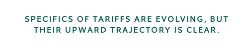 Specifics of tariffs