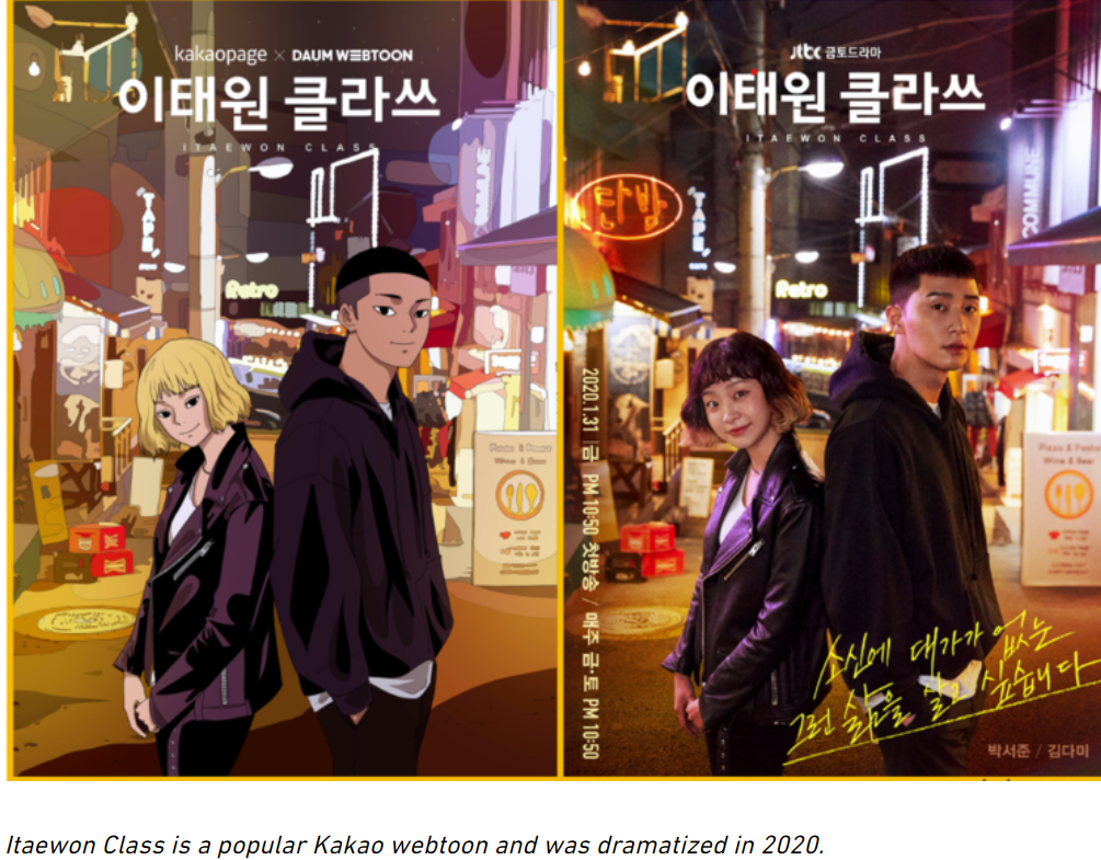 Itaewon Class is a popular Kakao webtoon and was dramatized in 2020
