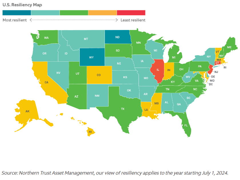 US Resiliency Map