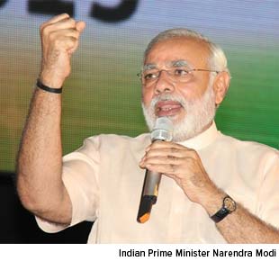 Indian Prime Minister Narendra Modi