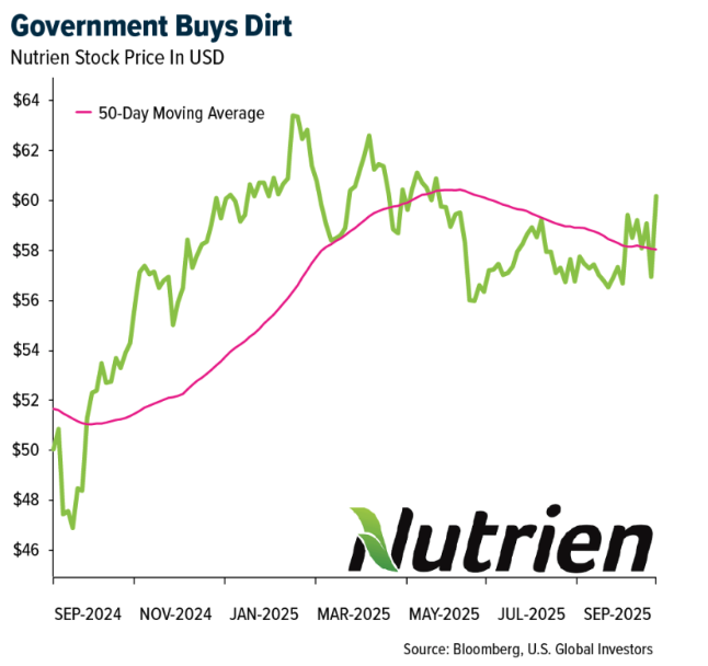 government buys dirt