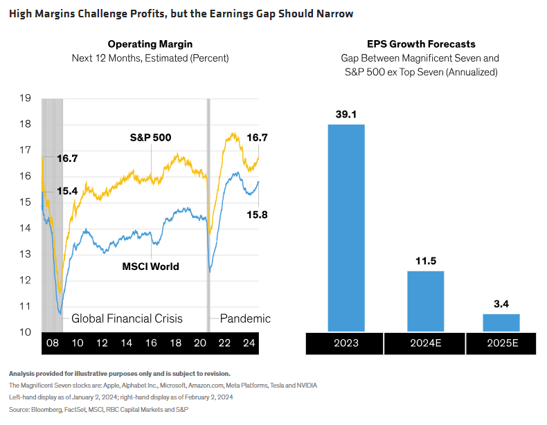 High Margins Challenge Profits, but the Earnings Gap Should Narrow