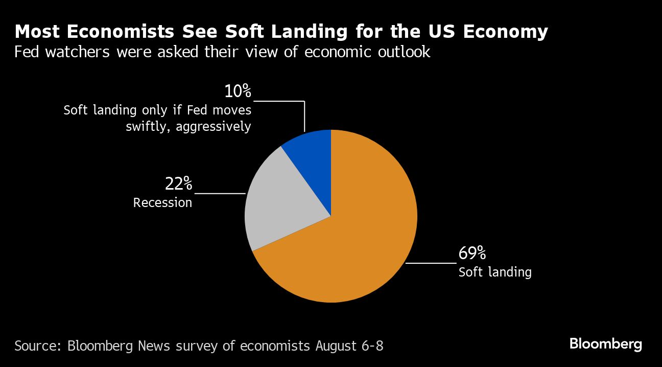 most economists see soft landing
