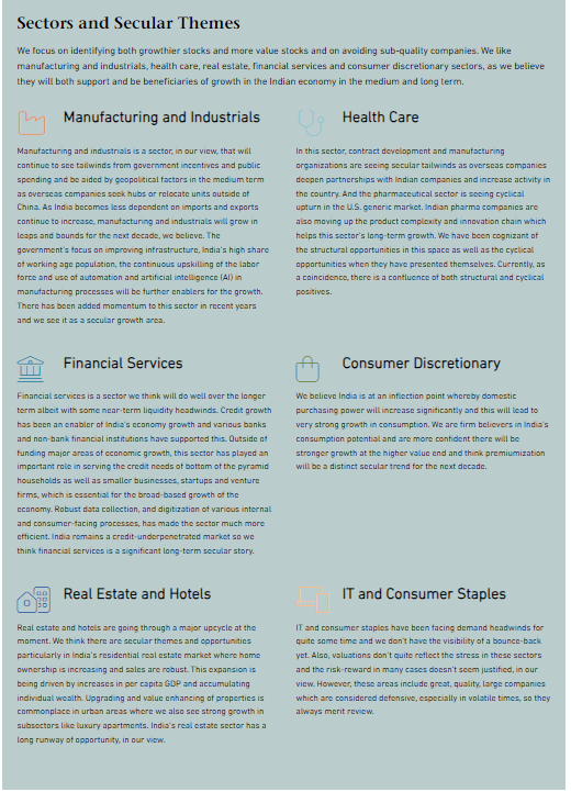 Sectors and Secular Themes