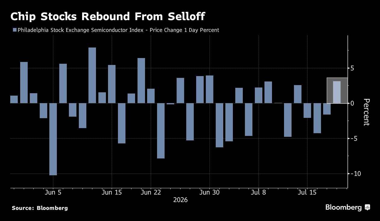 chip stocks rebound