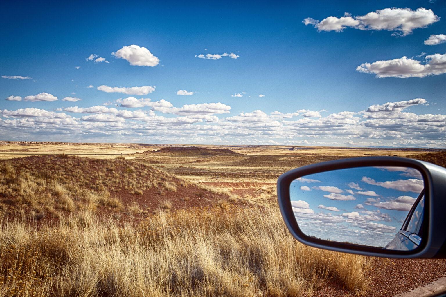 Blue Sky Behind, Canyons Ahead